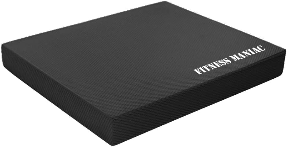 FITNESS MANIAC Balance Pad, X Large Balance Trainer for Stability - Balance Board for Rehab, Foam Mat for Physical Therapy, Kneeling Pad Foam Padding Thick Cushion 19.75 X 15.75